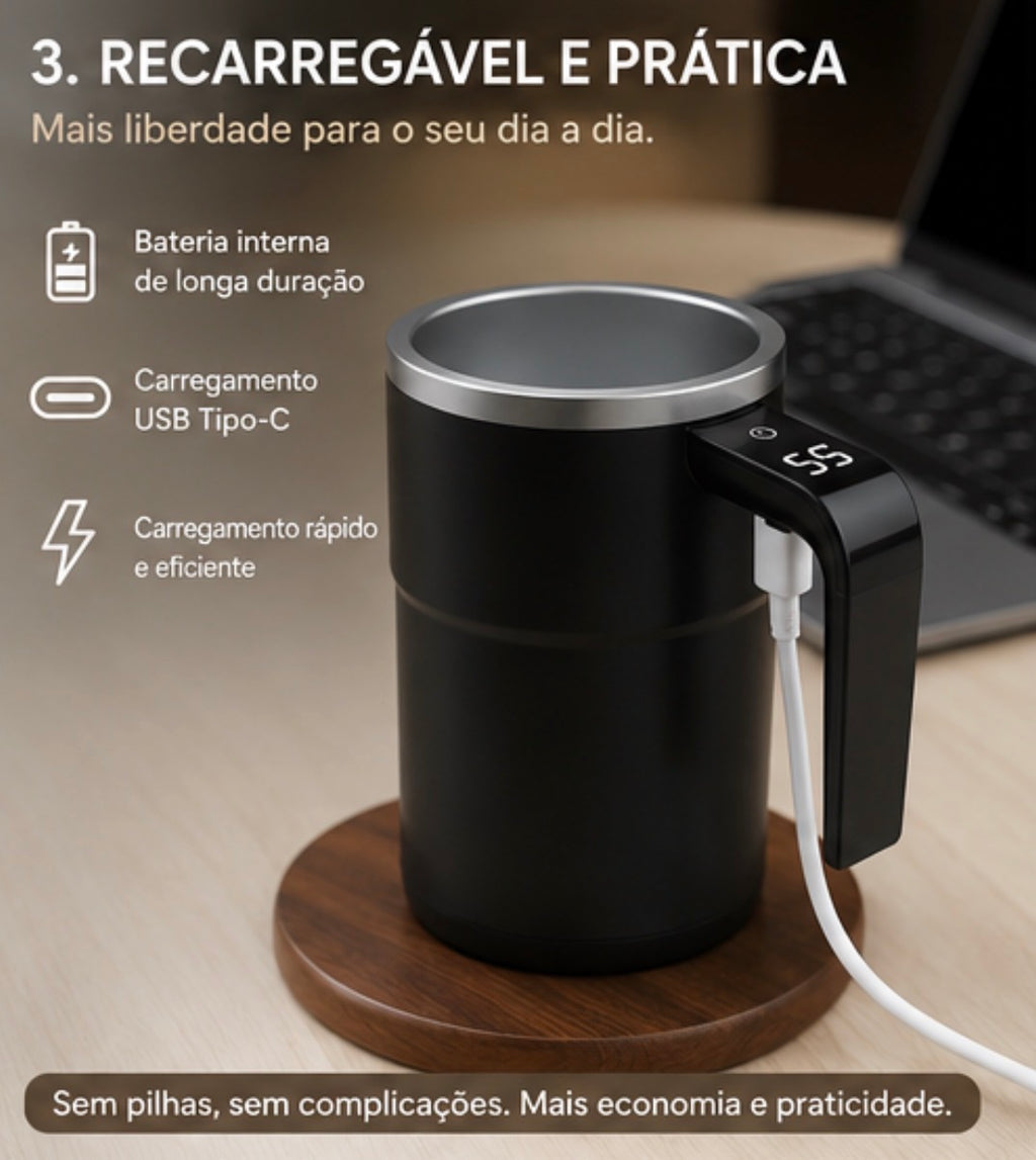 Caneca Magnética Inteligente Premium