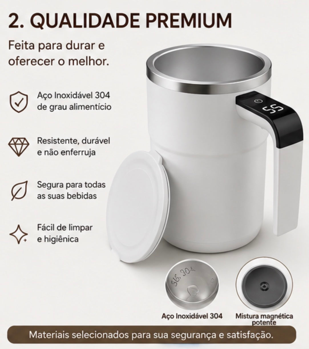 Caneca Magnética Inteligente Premium