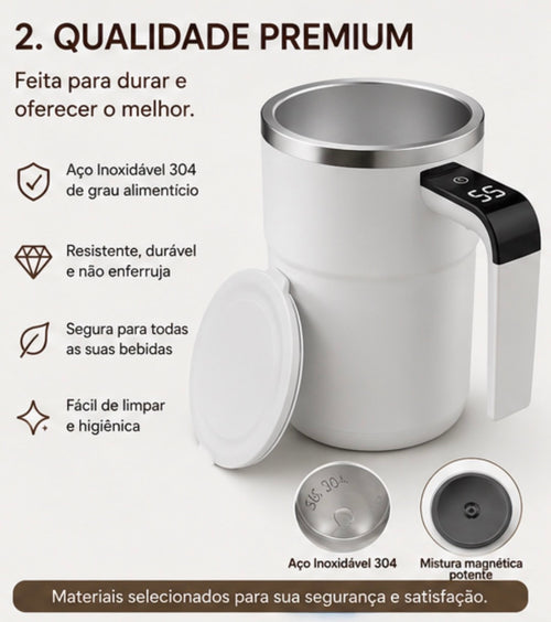 Caneca Magnética Inteligente Premium